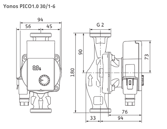 Фотография циркуляционный насос wilo yonos pico1.0 30/1-6 Насосы.Бел