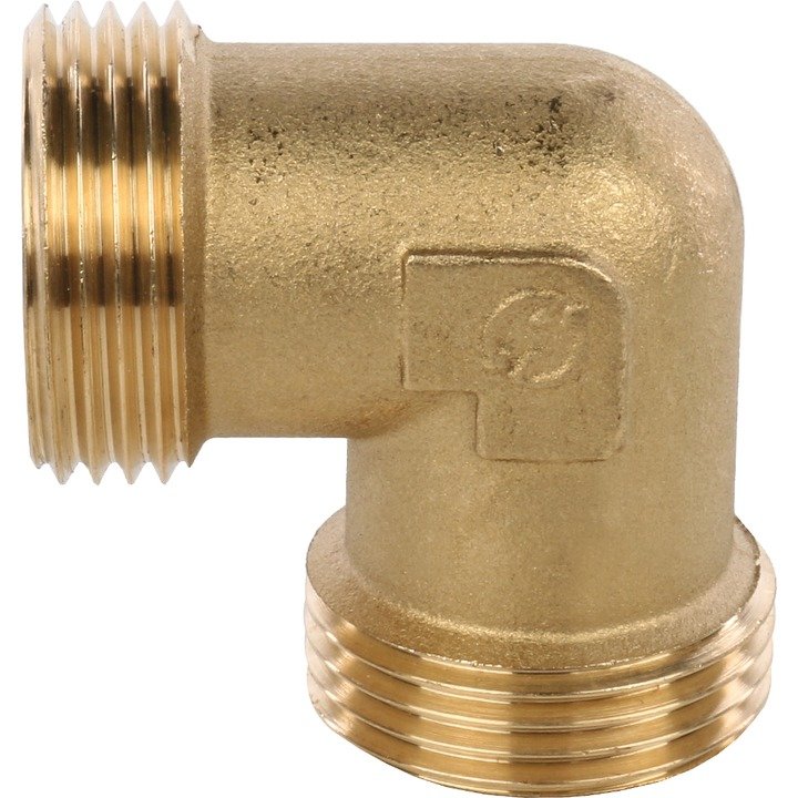 Фотография колено латунное с нар. резьбой general fittings Насосы.Бел