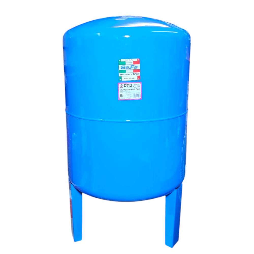 Фото мини мембранный бак oto vx-150, вертикальный Насосы.Бел