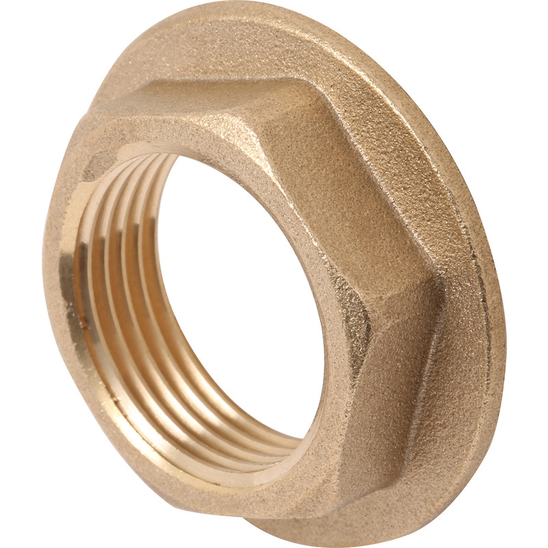 Фотография контргайка с фланец латунная и вн. резьбой 1" general fittings Насосы.Бел