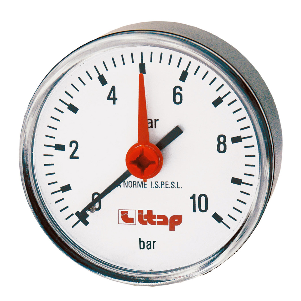 Фото мини манометр аксиальный itap - 10 атмосфер Насосы.Бел