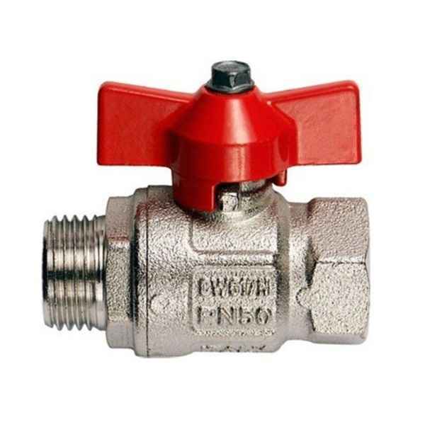 Фото мини кран шаровый с вн. - нар. резьбой itap (бабочка) Насосы.Бел