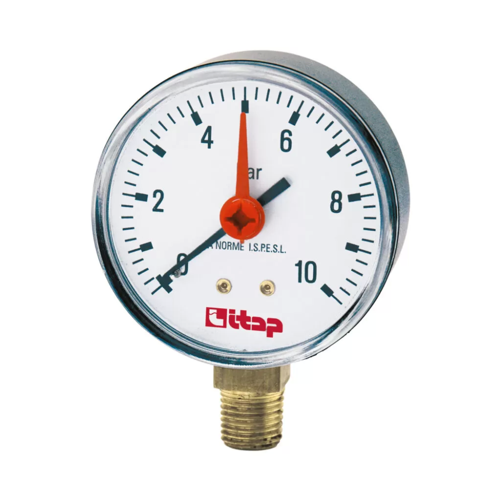 Фото мини манометр радиальный itap - 10 атмосфер Насосы.Бел