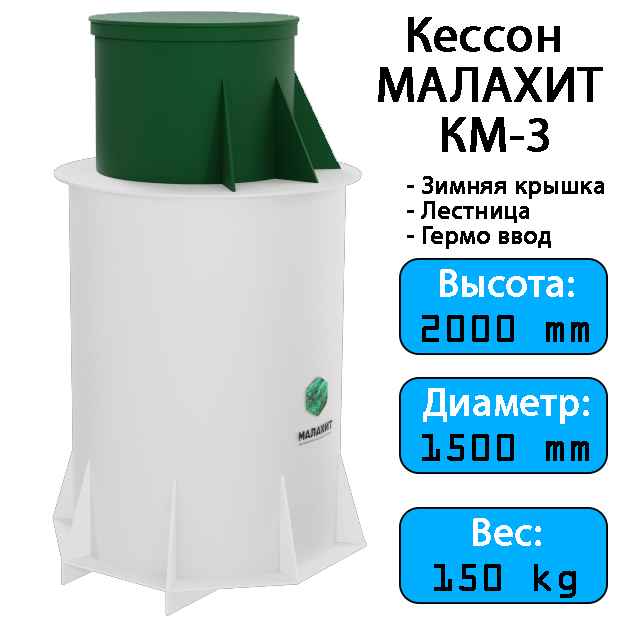 Фото мини кессон малахит км-3 Насосы.Бел