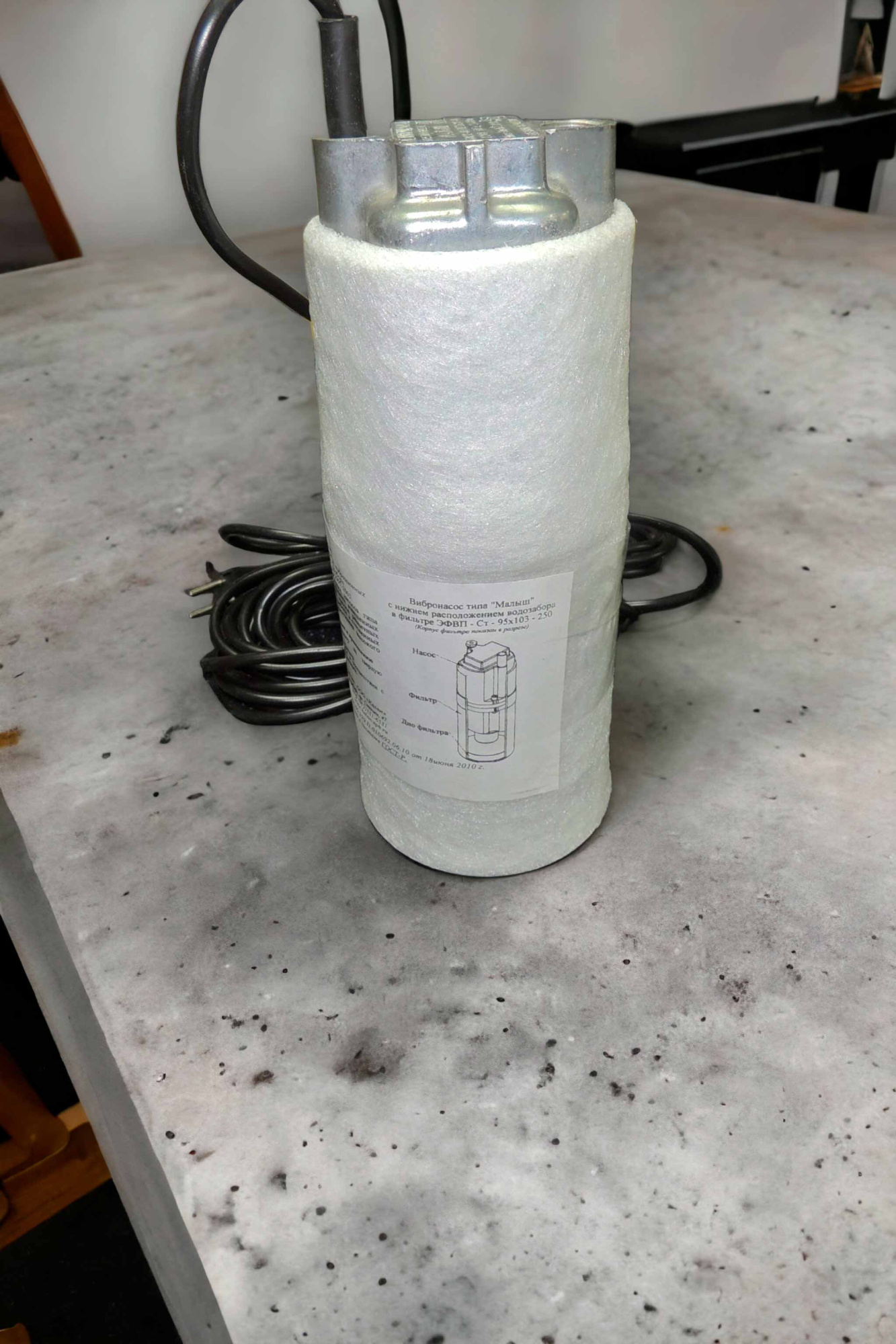 Фотография большой фильтр для насоса малыш (нижний забор) Насосы.Бел